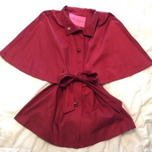 Betsey Johnson Rain Coat/Cape